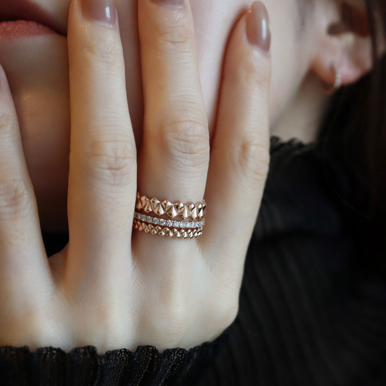 Thorn Narrow Ring - K18