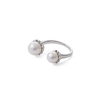 Thorn Pearl Ring - Silver